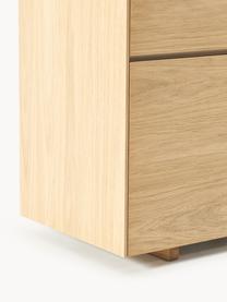 Holz-Highboard Larsen, Korpus: Spanplatte mit Eichenholz, Eichenholz, lackiert, B 101 x H 129 cm