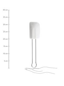 Spatola Wow, Acciaio inossidabile 18/10, silicone, Acciaio inossidabile, bianco, Larg. 8 x Lung. 32 cm