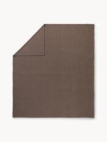 Colcha con estructura gofre Adair, 100% algodón, Taupe, An 180 x L 250 cm