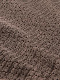 Couvre-lit en coton gaufré Adair, 100 % coton, Taupe, larg. 180 x long. 250 cm