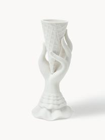 Porzellan-Vase I-Scream, H 20 cm, Porzellan, Weiss, Ø 9 x H 20 cm