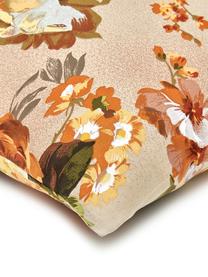 Set lenzuola in cotone Virginia, Cotone, Marrone, multicolore, 250 x 280 cm