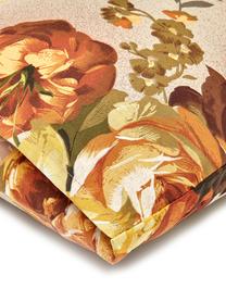 Set lenzuola in cotone Virginia, Cotone, Marrone, multicolore, 250 x 280 cm