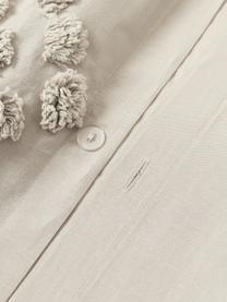 Posteľná bielizeň z bavlneného perkálu Fia, Béžová, 200 x 200 cm + 2 vankúš 80 x 80 cm