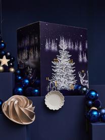 Westwing Adventskalender, Doos: papier, Donkerblauw, wit, goudkleurig, B 60 x H 54 cm