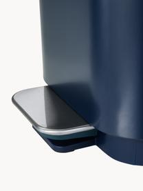 Abfalleimer Porta mit Airflow-Technologie, 40 L, Behälter: Kunststoff, Deckel: Edelstahl, gebürstet, Dunkelblau, B 28 x T 40 cm, 40 L