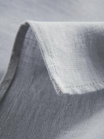 Tovaglia in lino girgio chiaro Heddie, 100% lino, Grigio-blu, Per 6-10 persone (Larg. 145 x Lung. 250 cm)