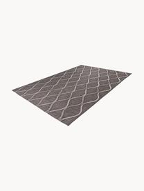 Koberec do interiéru a exteriéru s grafickým vzorom Nordic, 100 % polypropylén, Sivobéžová, lomená biela, Š 80 x D 150 cm (veľkosť XS)