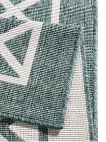 Dwustronny dywan wewnętrzny/zewnętrzny Sydney, Zielony, kremowy, S 200 x D 290 cm (Rozmiar L)