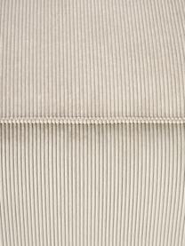 Sessel Lennon aus Cord, Bezug: Cord (92 % Polyester, 8 %, Gestell: Massives Kiefernholz, Spe, Beine: Kunststoff Dieses Produkt, Cord Hellbeige, B 130 x T 101 cm