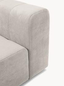 Fauteuil Lena, Tissu blanc crème, larg. 134 x prof. 106 cm