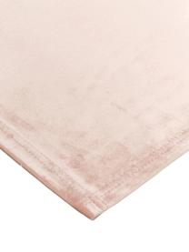Fluwelen placemats Simone, 2 stuks, 100% polyester fluweel, Roze, 35 x 45 cm