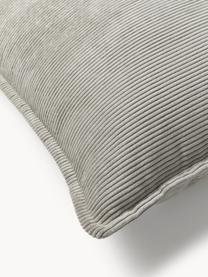Cojín de pana sofá Lennon, Funda: 92% poliéster, 8% poliami, Pana gris, An 70 x L 70 cm