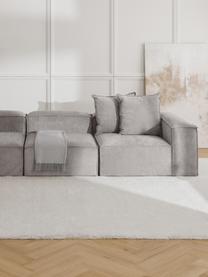 Cord-Sofa-Kissen Lennon, Hülle: 92 % Polyester, 8 % Polya, Cord Grau, B 70 x L 70 cm