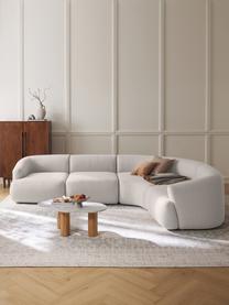 Modulares Ecksofa Sofia (4-Sitzer), Bezug: 100 % Polypropylen Der ho, Gestell: Fichtenholz, Spanplatte, , Füße: Kunststoff Das in diesem , Webstoff Cremeweiß, B 312 x T 235 cm