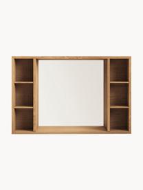 Szafka łazienkowa z lustrem Parana, Stelaż: drewno tekowe, Drewno tekowe, szkło lustrzane, S 100 x W 65 cm