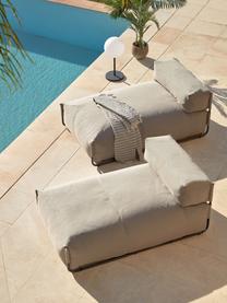 Bain de soleil gonflable Square, Beige, larg. 101 x prof. 165 cm