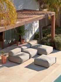 Outdoor-Liegesack Square, Bezug: Polyester, Polypropylen, , Gestell: Aluminium, lackiert, Beige, B 101 x T 165 cm