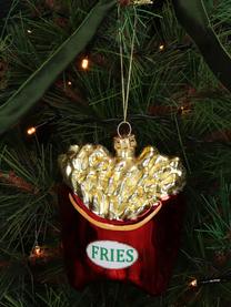 Ozdoba na vianočný stromček Fries, Sklo, Žltá, červená, Š 9 x V 11 cm