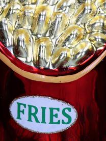 Ozdoba na vánoční stromeček Fries, Sklo, Žlutá, červená, Š 9 cm, V 11 cm