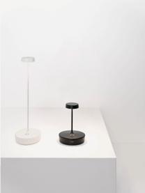 Lámpara de mesa LED móvil regulable Swap Mini, Lámpara: aluminio recubierto Cable, Negro, Ø 10 x Al 15 cm