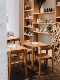 Stohovatelné dřevěné židle Blueprint, 2 ks, Dubové dřevo, Dubové dřevo, Š 46 cm, H 49 cm