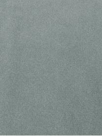 Divano angolare 4 posti in velluto color salvia Saint, Rivestimento: velluto (poliestere) Con , Struttura: legno di quercia massicci, Tessuto color salvia, Larg. 294 x Prof. 220 cm