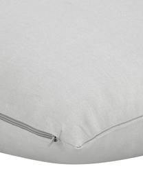 Housse de coussin rectangulaire gris clair Mads, Gris clair