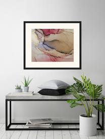 Ingelijste digitale print Modern Abstract Painting, Afbeelding: digitale print op papier,, Lijst: gelakt hout, Multicolour, B 63 cm x H 53 cm