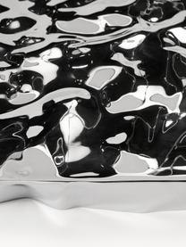 Dekoracja ścienna Splash, 2 szt., Aluminium polerowane i lakierowane, Odcienie srebrnego, S 50 x W 50 cm