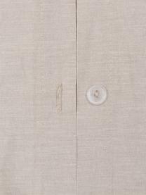 Baumwoll-Bettwäsche Polly mit Quasten, Webart: Renforcé Fadendichte 144 , Beige, 135 x 200 cm + 1 Kissen 80 x 80 cm