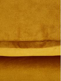 Samt-Sofa Retro (2-Sitzer) mit Metall-Füßen, Bezug: Polyestersamt 86.000 Sche, Korpus: Mitteldichte Holzfaserpla, Füße: Metall, pulverbeschichtet, Samt Ockergelb, B 175 x T 83 cm