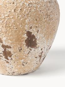 Blumentopf Rome, H 23 cm, Beton, Hellbeige, Nougat, Ø 23 x H 23 cm