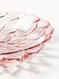 Hluboké talíře se strukturálním vzorem Jellies, 4 ks, Umělá hmota, Světle růžová, Ø 22 cm