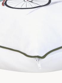 Designer Kissenhülle Comet von Kera Till, 100 % Baumwolle, Weiß, B 40 x L 40 cm