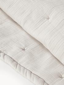 Narzuta z bawełny Lenore, Jasny beżowy, S 250 x D 230 cm (na łóżka o wymiarach 180 x 200 cm)