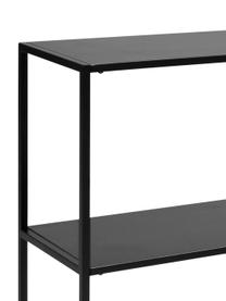 Étagère en métal Neptun, Métal, revêtement par poudre, Noir, larg. 80 x haut 80 cm