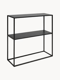 Étagère en métal Neptun, Métal, revêtement par poudre, Noir, larg. 80 x haut 80 cm