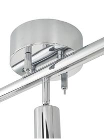 Faretti da soffitto in argento Row, Baldacchino: metallo cromato, Cromo, Larg. 60 x Alt. 20 cm