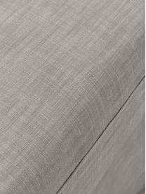 Canapé modulable 4 places avec pouf et revêtement amovible Russell, Tissu gris, larg. 309 x prof. 206 cm