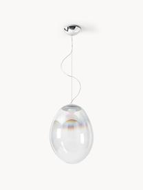 Suspension LED soufflée bouche Stellar Nebula, intensité lumineuse variable, Transparent, irisé, Ø 40 x haut. 55 cm