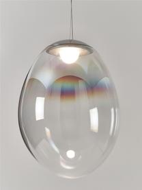 Suspension LED soufflée bouche Stellar Nebula, intensité lumineuse variable, Transparent, irisé, Ø 40 x haut. 55 cm