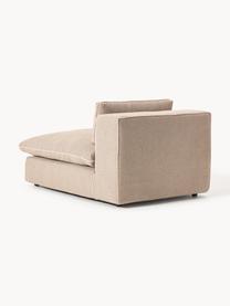 XL-Mittelmodul Felix, Bezug: 100 % Polyester Der strap, Gestell: Massives Kiefern- und Fic, Füße: Kunststoff Dieses Produkt, Webstoff Beige, B 100 x T 140 cm