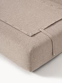 Module central XL Felix, Tissu beige, larg. 100 x prof. 140 cm