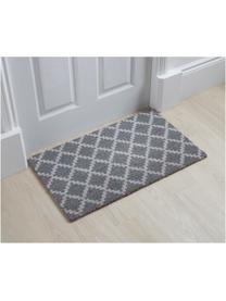 Paillasson Trellis, Gris, gris clair, larg. 45 x long. 75 cm