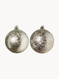 Komplet bombek Balls, 6 elem., Tworzywo sztuczne, nietłuczące się, Odcienie srebrnego, Ø  8 cm