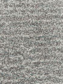 Tappeto melange a pelo lungo soffice Marsha, Retro: 55% poliestere, 45% coton, Grigio chiaro, Larg. 80 x Lung. 150 cm (taglia XS)