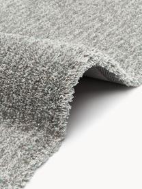 Flauschiger Melange Hochflor-Teppich Marsha, Flor: 100 % Polyester, Hellgrau, B 80 x L 150 cm (Grösse XS)