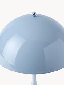 Tischlampe Panthella, H 44 cm, Lampenschirm: Acrylglas, Acrylglas Hellblau, Silberfarben, Ø 32 x H 44 cm