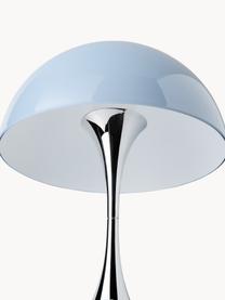 Lampe à poser Panthella, haut. 44 cm, Verre acrylique bleu ciel, argenté, Ø 32 x haut. 44 cm